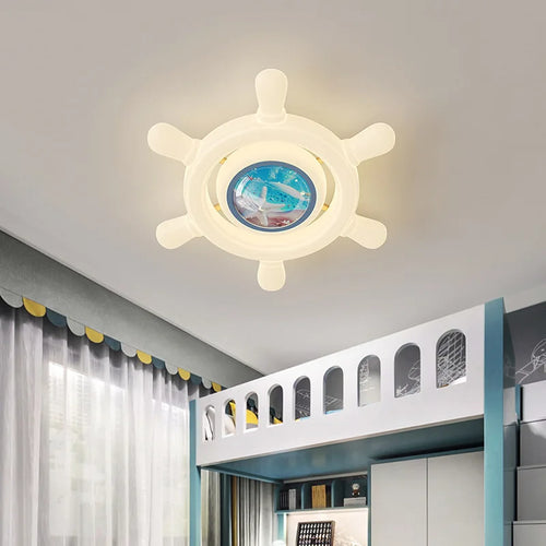 plafonnier créatif baleine méduse océan pour garçon chambre enfant - vue 2 sur 9