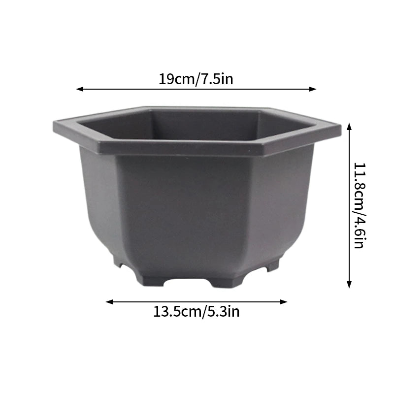 pots de fleurs rectangulaires imitation argile pour jardin extérieur - vue 13 sur 30