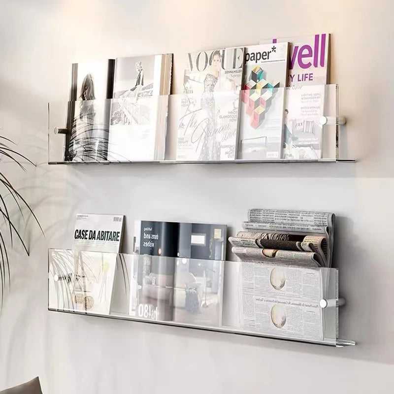 étagère murale créative pour magazines et livres décoratifs