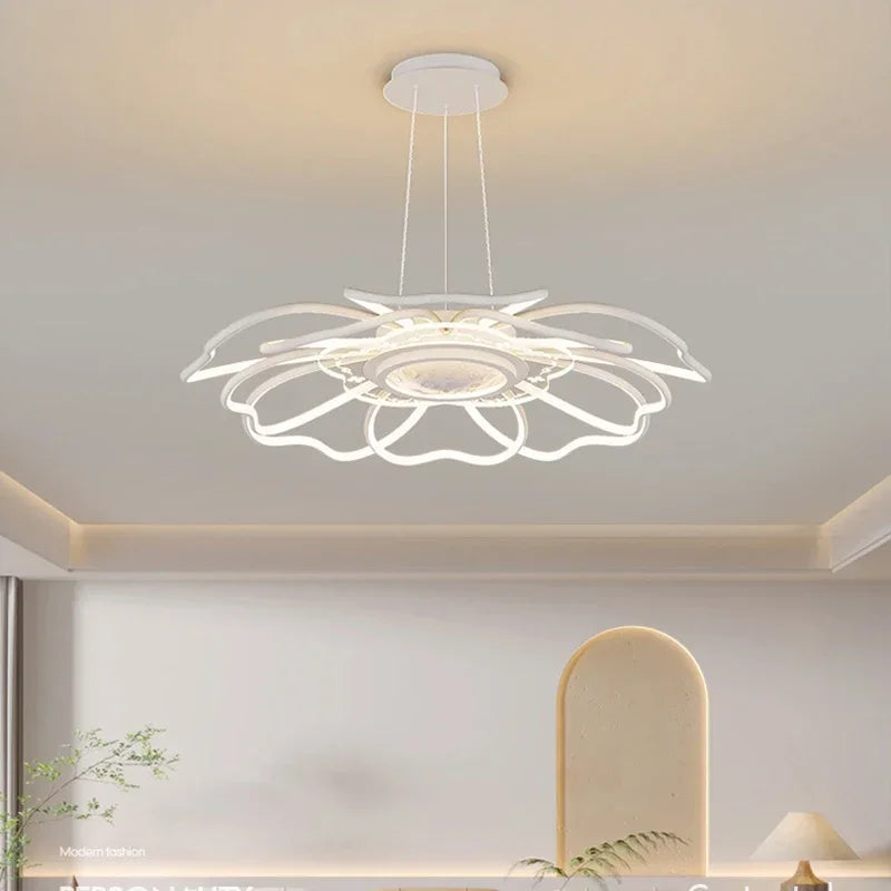 suspension moderne à led pour décoration intérieure élégante - vue 3 sur 30