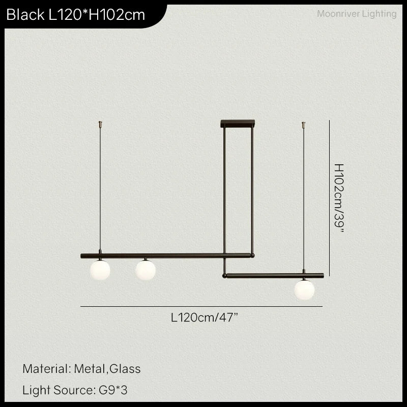 lustre minimaliste moderne pour décoration intérieure créative