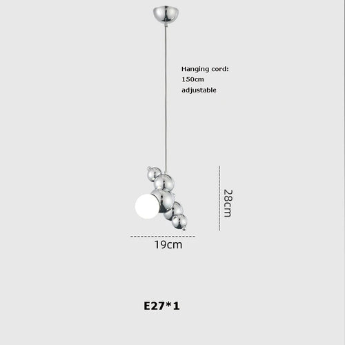 suspension led artistique à intensité variable design moderne