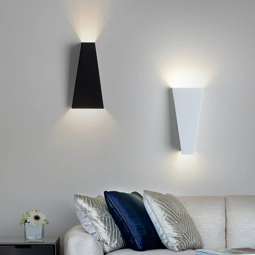 applique LED intérieure chambre salon applique murale décoration haut et bas lumière en aluminium applique moderne appliques AU18 - vue 3 sur 10