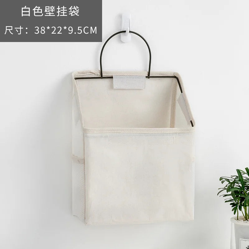 sac de rangement mural en tissu pour livres et magazines - vue 10 sur 12