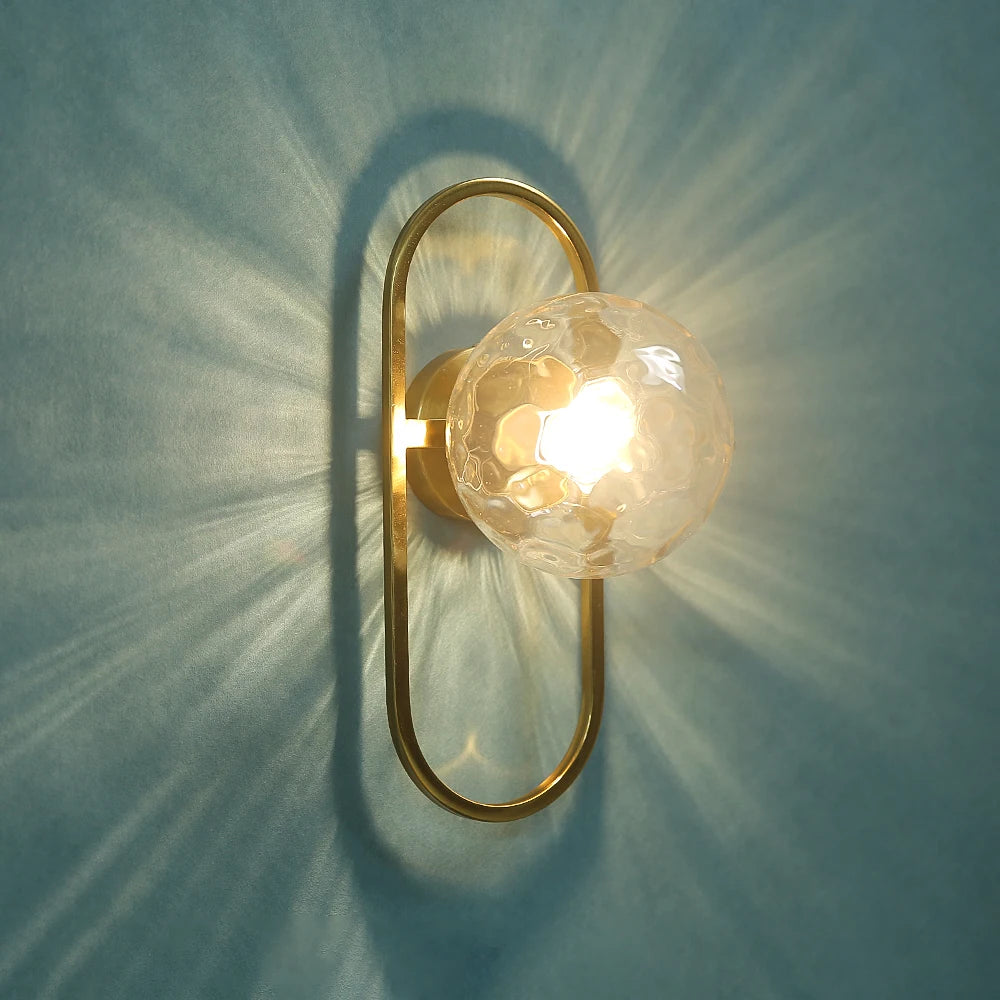 applique murale led en verre pour allée et arrière-plan d'hôtel - vue 1 sur 9