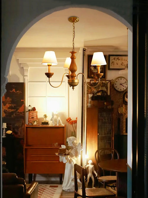 lustre suspendu en fer pour intérieur et extérieur - vue 2 sur 10