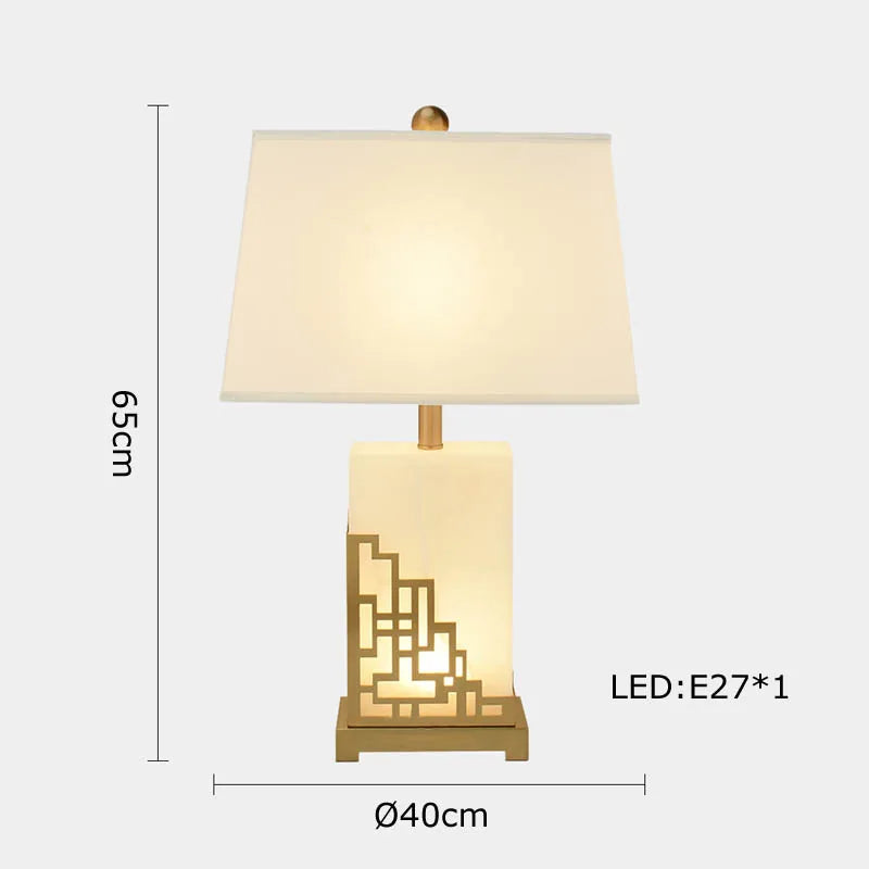 lampe de table rétro en tissu pour décoration intérieure - vue 9 sur 21
