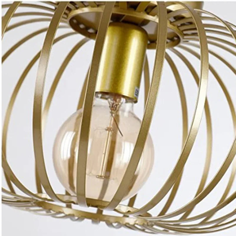 plafonnier moderne en fer style américain pour intérieur - vue 7 sur 7