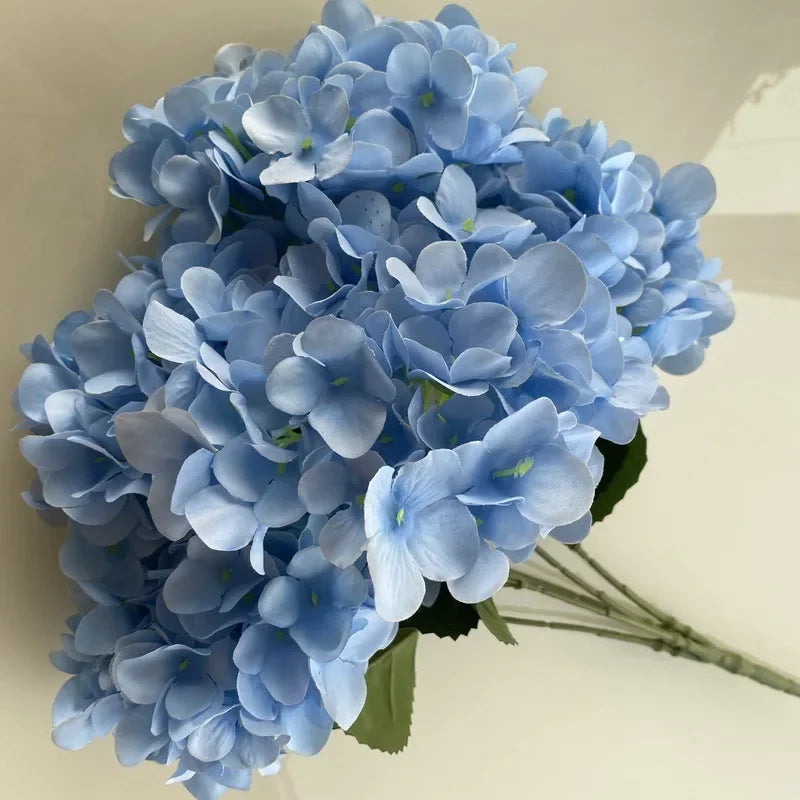 bouquet d'hortensias en soie pour décoration intérieure élégante - vue 11 sur 11