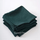 Serviette de table lot 12 coton lavé vintage