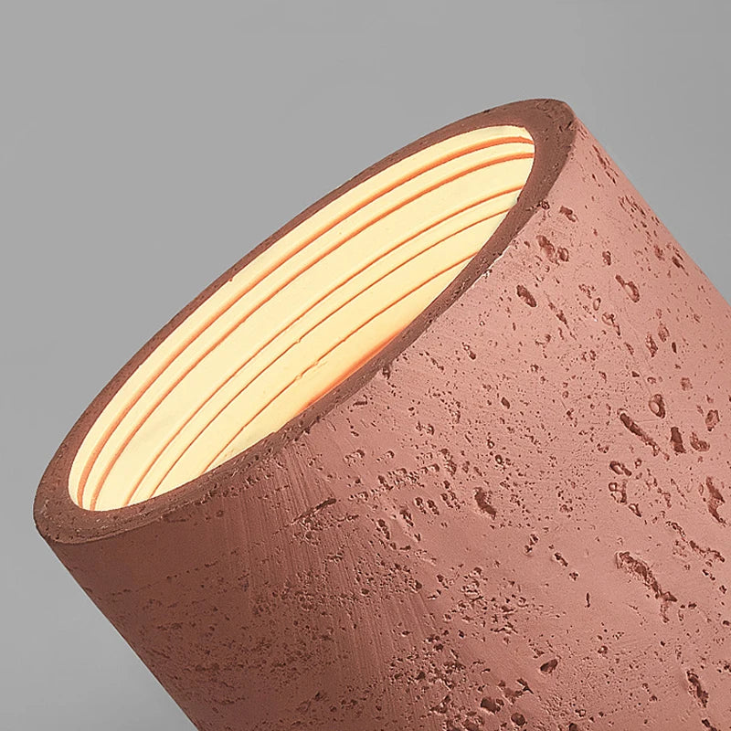 Wabi Sabi – spot lumineux Led en ciment rouge - vue 6 sur 16