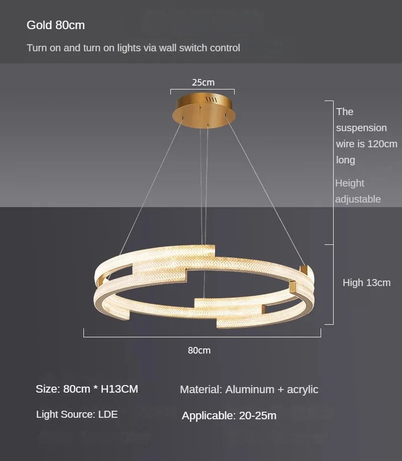 suspension design circulaire élégante pour intérieur moderne - vue 9 sur 12