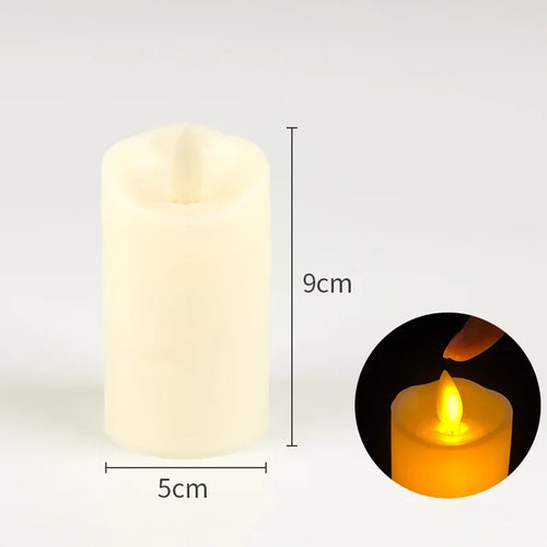 lampe à bougie électrique sans flamme pour décorations de mariage et fêtes - vue 12 sur 14