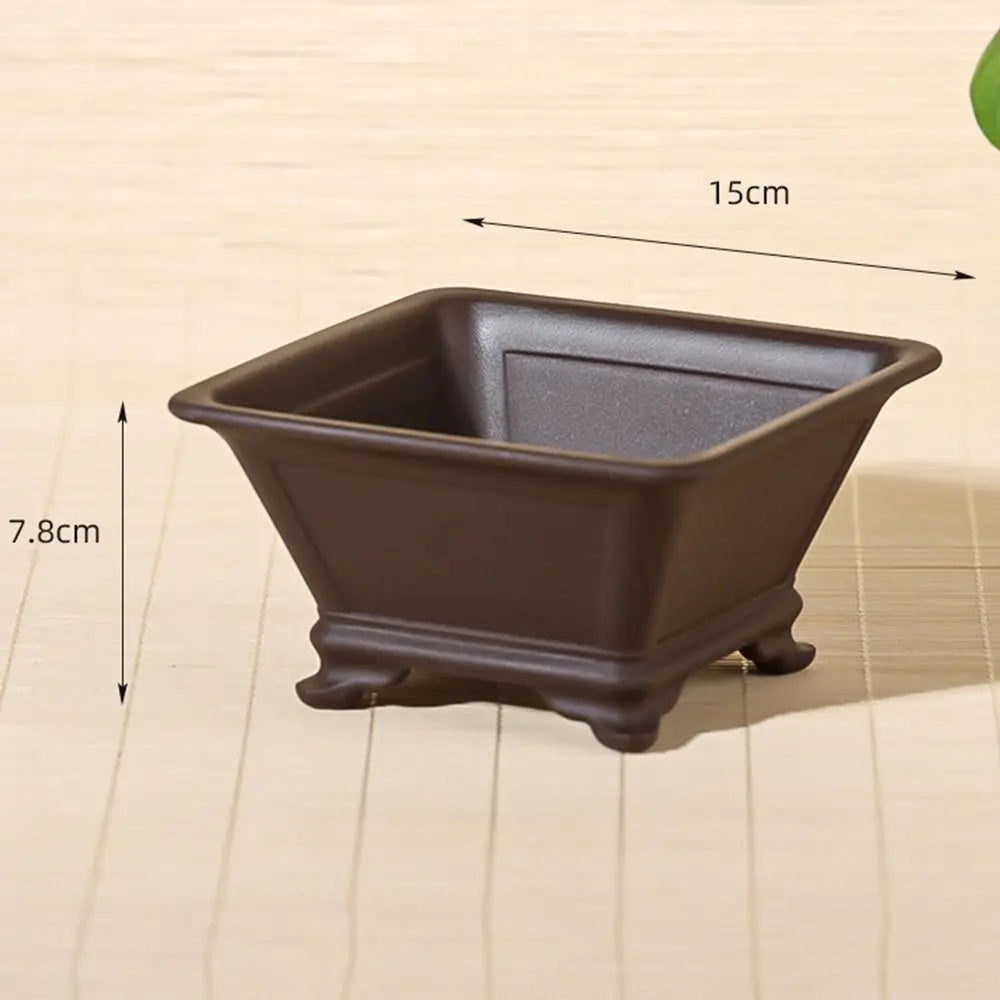 pots de fleurs en argile pour jardinage et bonsaï créatifs - vue 2 sur 12