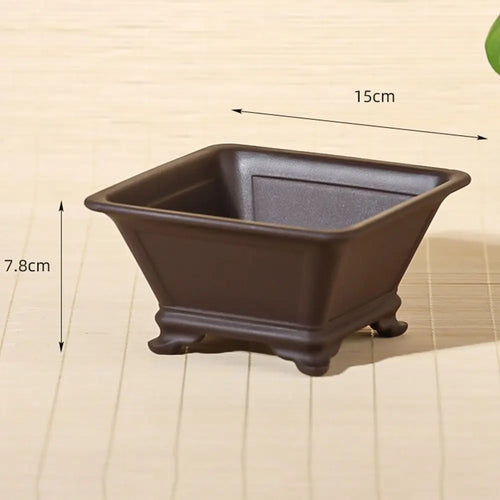 pots de fleurs en argile pour jardinage et bonsaï créatifs - vue 2 sur 12