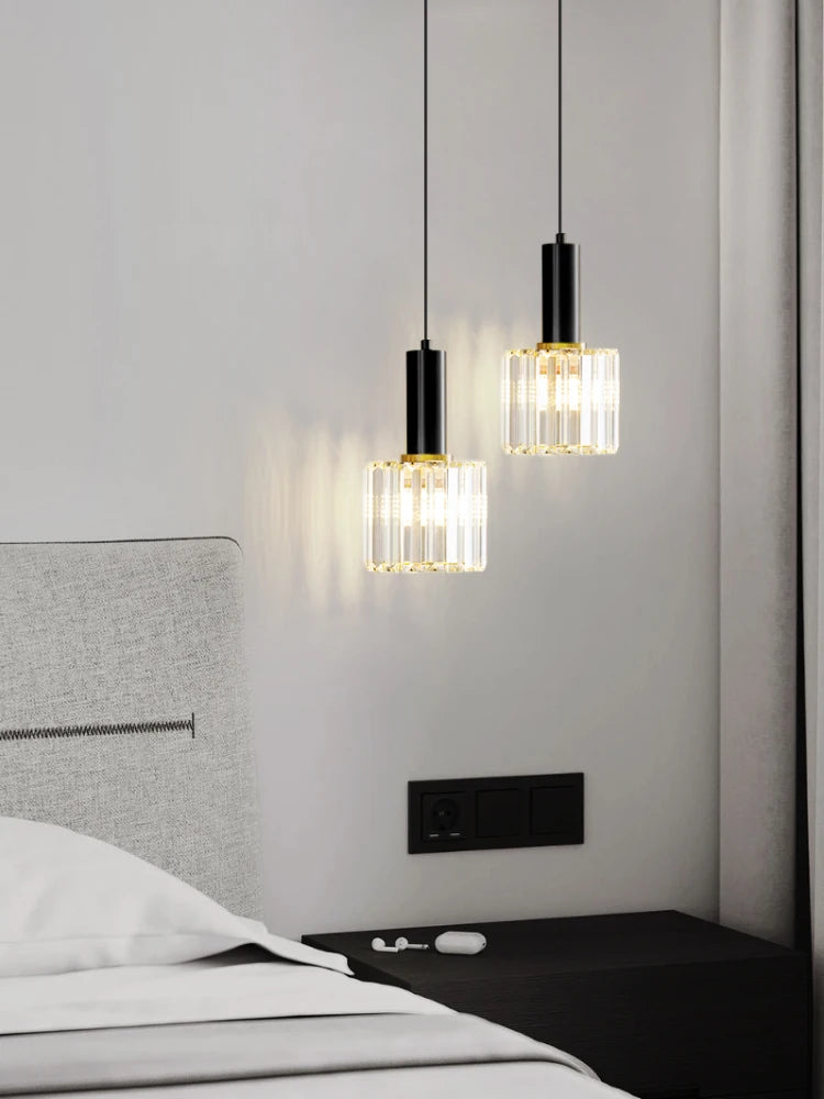 lustre en cristal de luxe design moderne pour éclairage intérieur - vue 3 sur 9
