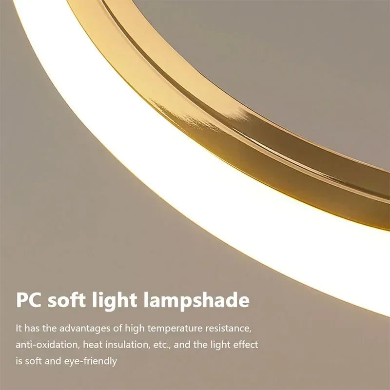 lustre led nordique suspendu décorations de luxe pour maison - vue 6 sur 9