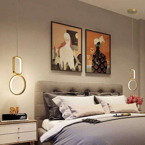 suspension led moderne pour un éclairage décoratif intérieur - vue 4 sur 10