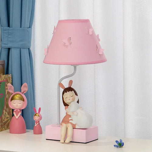 lampe à poser papillon lapin décoration moderne pour chambre - vue 6 sur 8