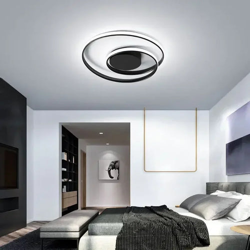 plafonnier moderne en aluminium led créatif nordique - vue 5 sur 12