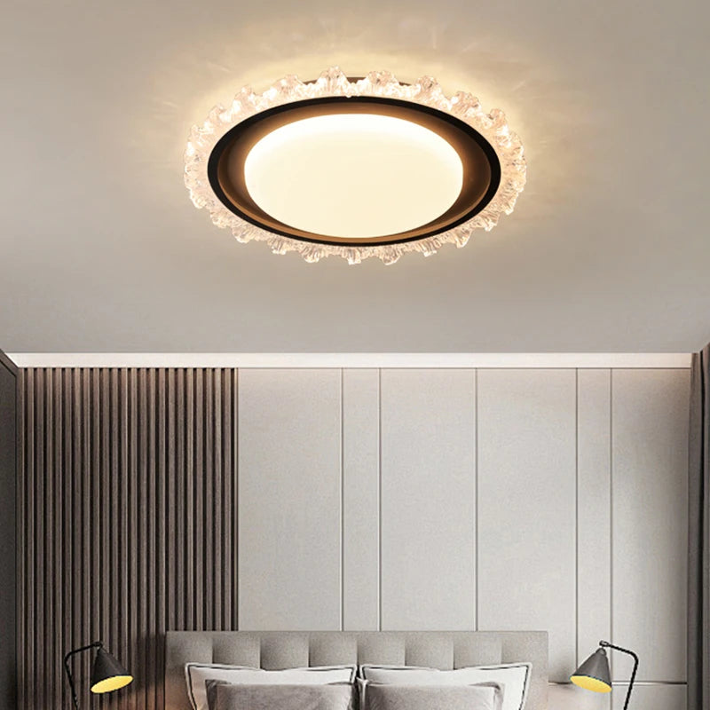 plafonnier moderne en cristal pour éclairage décoratif élégant - vue 6 sur 18