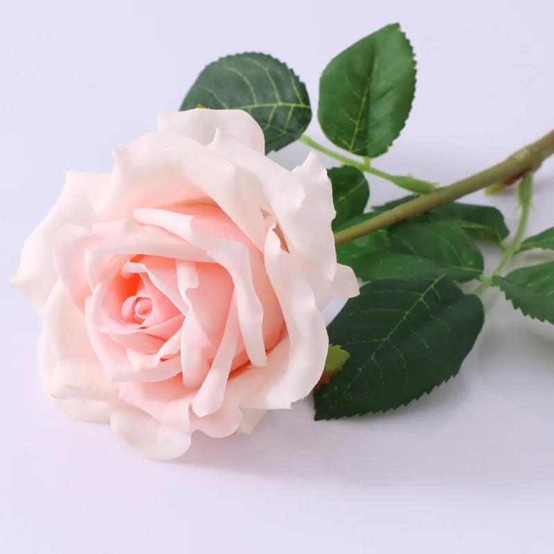 bouquet de mariée en roses artificielles haut de gamme pour mariage et cadeaux - vue 6 sur 10