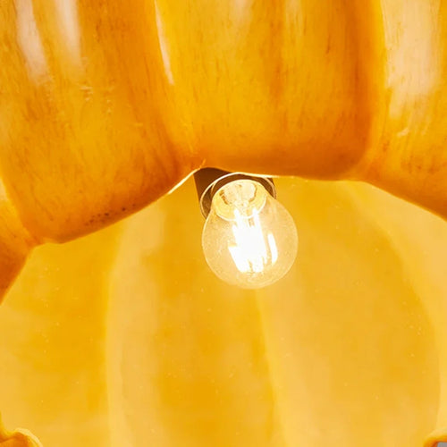 lustre rétro en forme de citrouille pour décoration d'Halloween - vue 7 sur 8