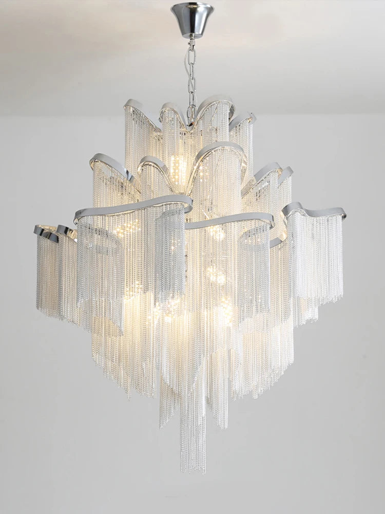 suspension design minimaliste avec pompon pour intérieur moderne - vue 5 sur 14