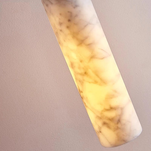 suspension LED en marbre design moderne de luxe - vue 7 sur 15