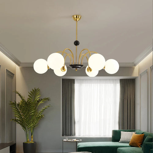 lustre rétro romantique avec protection des yeux et lumière douce - vue 3 sur 16