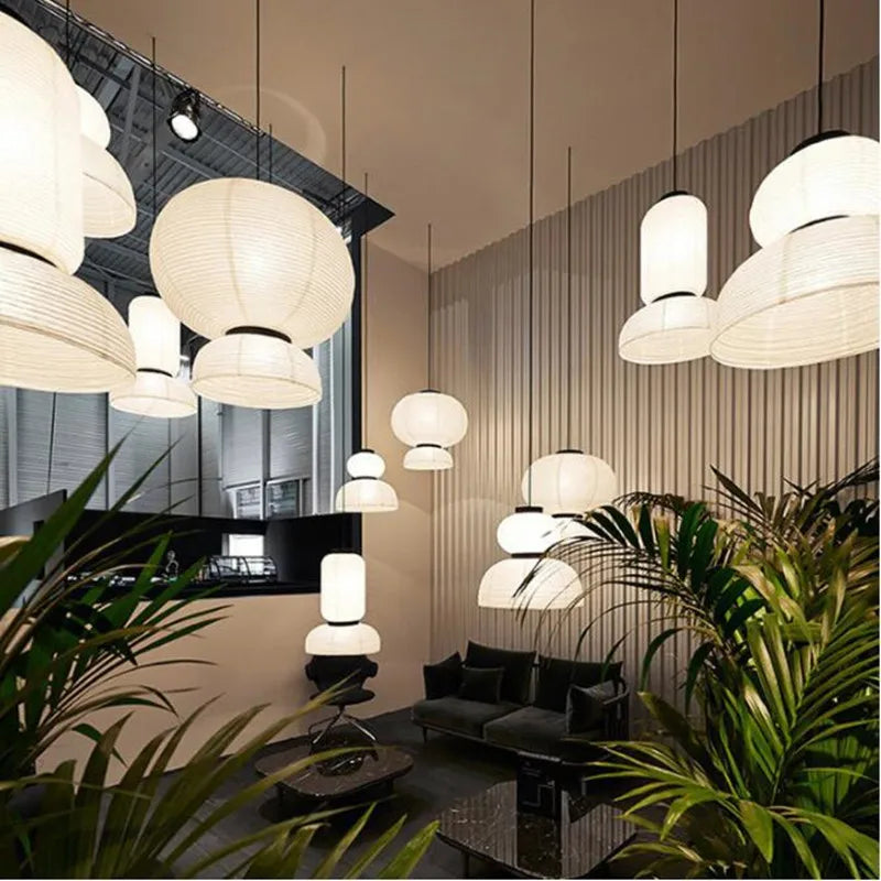 suspension en papier de riz au design danois pour décoration intérieure - vue 3 sur 9