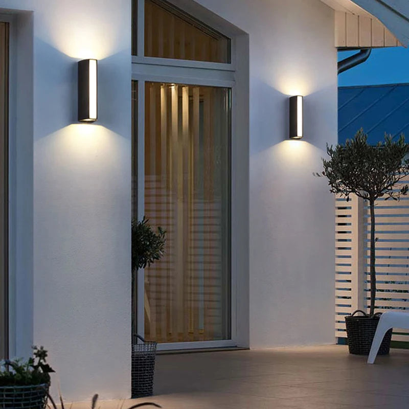 applique murale led étanche design moderne pour intérieur et extérieur - vue 4 sur 10