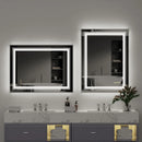 miroir LED de luxe en cristal transparent étanche à intensité variable