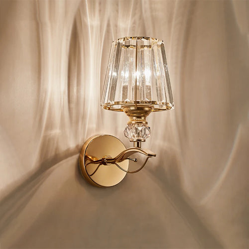 applique murale en cristal luxe design moderne nordique à led - vue 3 sur 9