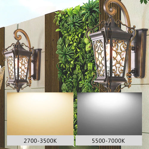 appliques murales extérieures super lumineuses pour jardin et balcon - vue 4 sur 8