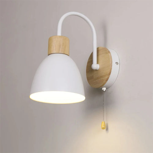 applique murale nordique moderne macaron avec interrupteur led - vue 15 sur 18