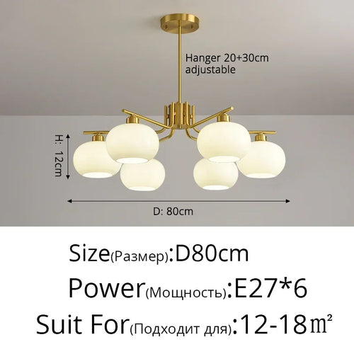 suspension nordique simple style moderne éclairage décoration intérieure - vue 13 sur 19