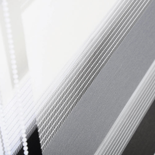 Store enrouleur double persienne tissu pour chambre salon - vue 5 sur 7