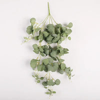 décoration murale en feuilles d'eucalyptus pour espaces intérieurs