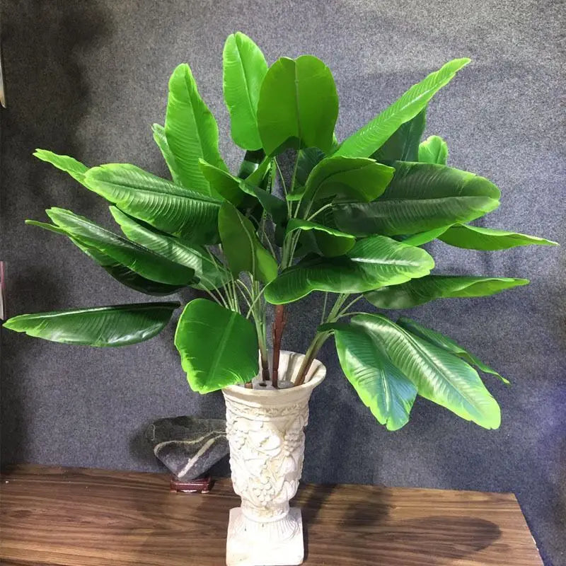 grandes plantes artificielles bananiers tropicaux décorations jungle - vue 4 sur 6
