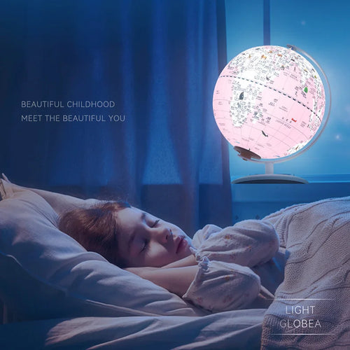 globe lumineux décoratif pour apprentissage et cadeaux créatifs - vue 3 sur 6