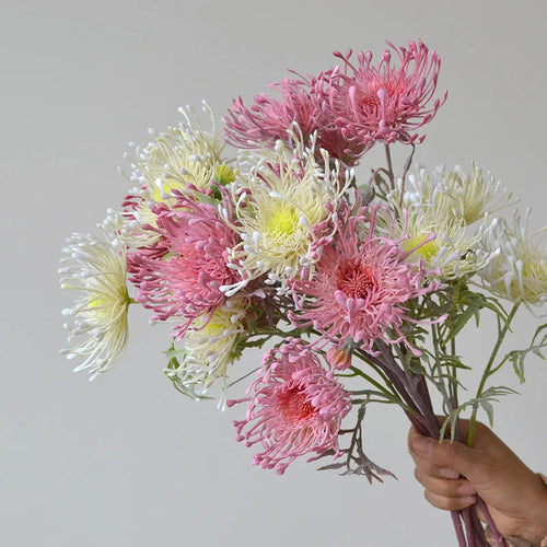 fleurs artificielles leucospermum pour décoration de mariage - vue 2 sur 10