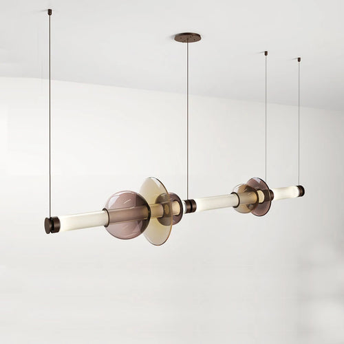 Suspensions design LED en verre de styliste du Canada - vue 3 sur 25