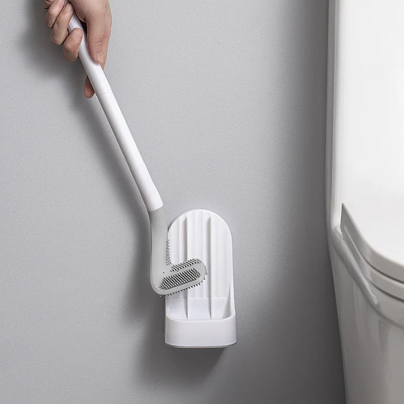 brosses de nettoyage en silicone avec support pour salle de bain - vue 2 sur 16