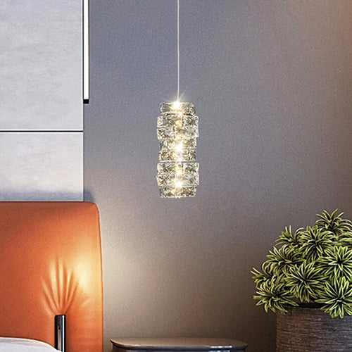 plafonnier moderne en cristal k9 pour décoration intérieure luxe - vue 4 sur 12