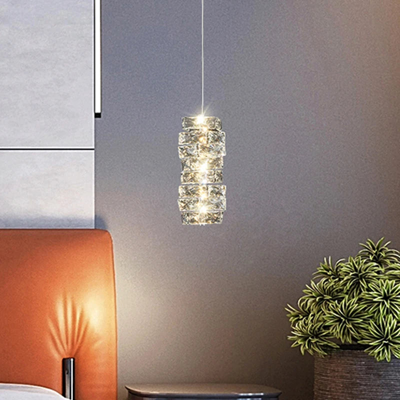 plafonnier moderne en cristal k9 pour décoration intérieure luxe - vue 3 sur 12