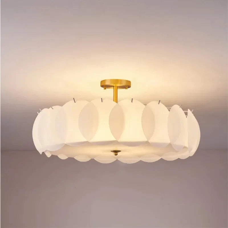 lustre de luxe en verre rond 2022 pour éclairage décoratif - vue 6 sur 9