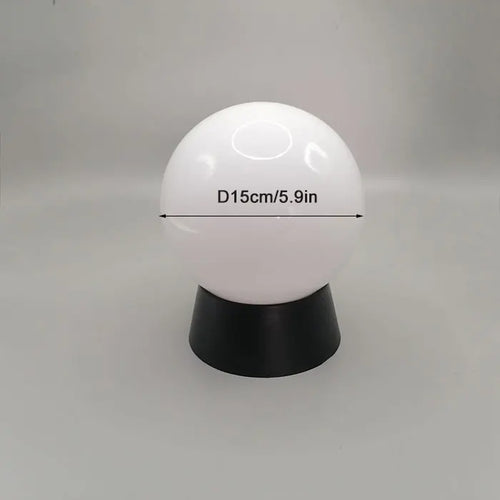 lampadaire extérieur globe noir pour éclairage de jardin et terrasse - vue 15 sur 15