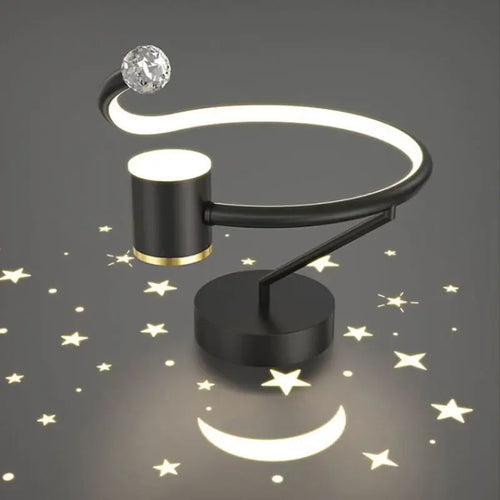 Plafonnier led minimaliste ciel étoilé éclairage intérieur - vue 4 sur 8