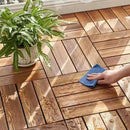 Parquet extérieur clipsable antidérapant imperméable effet bois